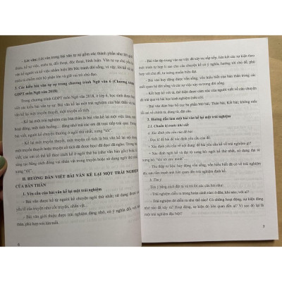 Sách - Hướng dẫn viết bài văn lớp 6 ( theo chương trình giáo dục phổ thông mới)