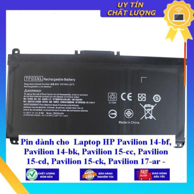 Pin dùng cho Laptop HP Pavilion 14-bf Pavilion 14-bk Pavilion 15-cc Pavilion 15-cd Pavilion 15-ck Pavilion 17-ar - Hàng Nhập Khẩu New Seal