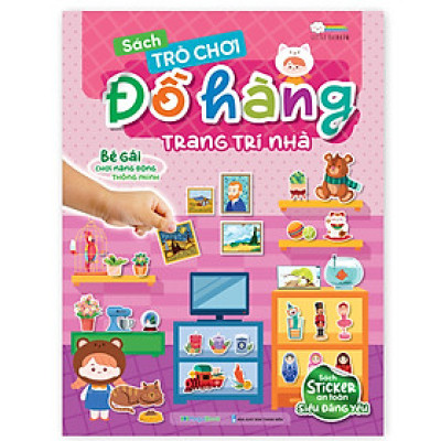 Sách Trò chơi Đồ hàng Trang Trí Nhà (Hơn 200 Stickers)