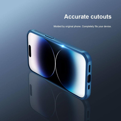 Ốp lưng chống sốc cho Iphone 14 Pro , 14 Pro Max bảo vệ Camera hiệu Nillkin Camshield Pro chống sốc cực tốt, chất liệu cao cấp, có khung & nắp đậy bảo vệ Camera - Hàng chính hãng