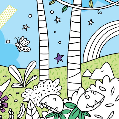 Tô Màu Và Dựng Hình 3D - Khủng Long