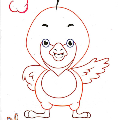 Bé Tô Màu Mẫu Giáo - Chim