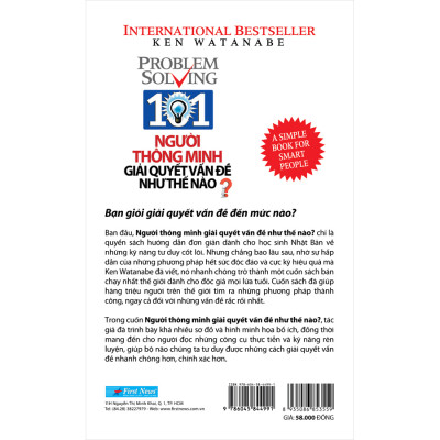 Sách kỹ năng sống: Người Thông Minh Giải Quyết Vấn Đề Như Thế Nào? - First News