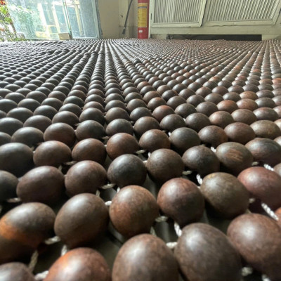 Chiếu Hạt Gỗ Trắc Mộc Cao Cấp - Kích Thước 1,2mx1,9m hatgj 1.,2cm ( video , hình thật ) 