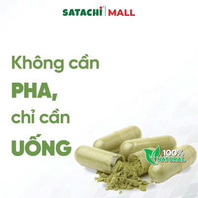 Viên Bột Lá Sen Nguyên Chất SATACHI – 100% Lá Sen – Dạng Viên Tiện Lợi – Hộp 180 viên