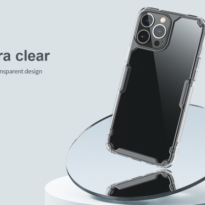 Ốp Điện Thoại NILLKIN TPU Trong Suốt Dành Cho iPhone 14 Pro Max/ 13 Pro Max Siêu Mỏng - Hàng Nhập Khẩu
