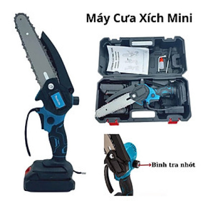 Bộ Máy Cưa Pin Cầm Tay Siêu Khỏe Cắt Cây, Tỉa Cành Hiệu Quả Vượt Trội