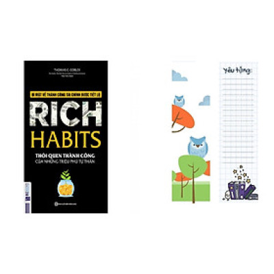 Rich Habit - Thói Quen Thành Công Của Những Triệu Phú Tự Thân (Tặng kèm Bookmark PL) 