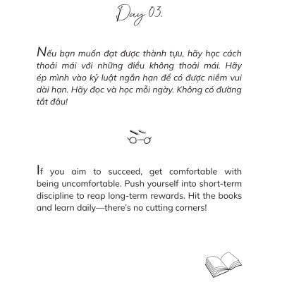 Combo 2 cuốn Sách Song Ngữ Việt Anh: A Diary Of Silent Effort - Tôi Thích Dáng Vẻ Nỗ Lực Của Chính Mình +  A Hug For Not Giving Up - Gửi Cậu Một Cái Ôm Vì Đã Không Bỏ Cuộc