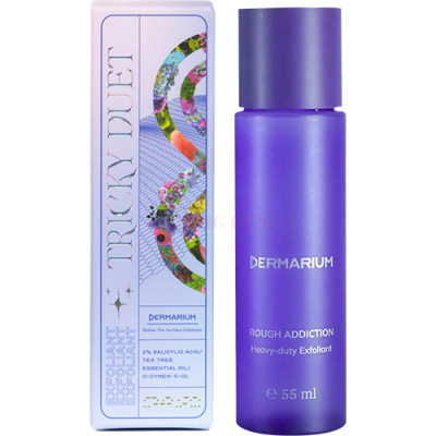 Tẩy tế bào chết dành cho da mặt Dermarium Tricky Duet 2% Salicylic Acid (55ml/150ml) - Hàng chính hãng