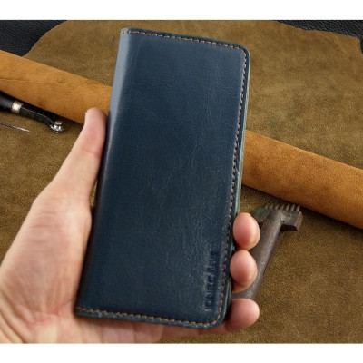 Bao Da cho điện thoại 12 Pro Max 13 pro max 14 pro max Handmade Cổ Điển Da Bò Thật