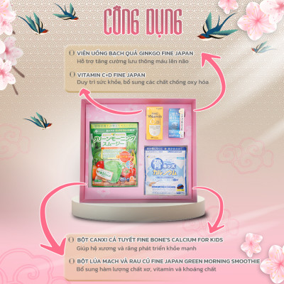 [Quà Tết Nguyên Đán 2024] TẾT VIÊN MÃN Fine Japan Thực Phẩm Chức Năng Cho Cả Gia Đình