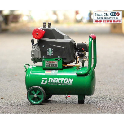 Máy Nén Khí Dekton DK-AC30DR 3.5HP/2500W/ Có Dầu / Bình 30L - Lưu Lượng 170L/Phút- Lên hơi nhanh.