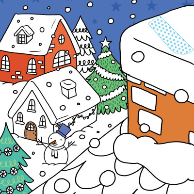 Tô Màu Và Dựng Hình 3D - Giáng Sinh