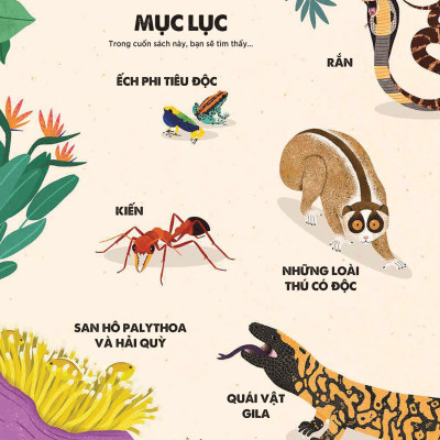 Bách Khoa Tri Thức Dành Cho Trẻ Em - Các Sinh Vật Cực Độc Trên Trái Đất