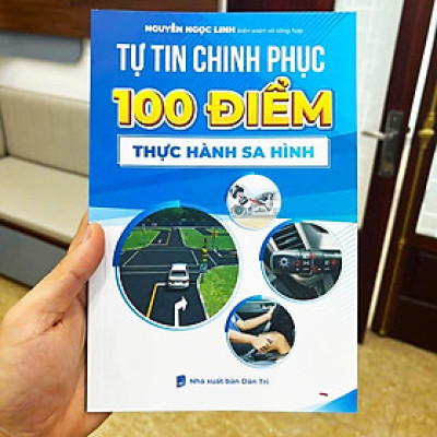 Sách Tự Tin Chinh Phục 100 Điểm Sa Hình, In Màu, Xuất Bản Chính Hãng