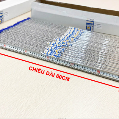 Phi Ø 12 dài 600mm 60cm mũi khoan bê tông SDS xuyên tường đầu thập 4 cạnh KYNKO MKBTXT- 12600