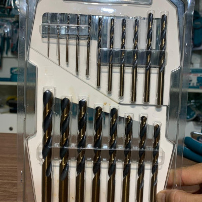 BỘ MŨI KHOAN KIM LOẠI HSS 19 CHI TIẾT 1-10MM TOTAL TAKSDB9195