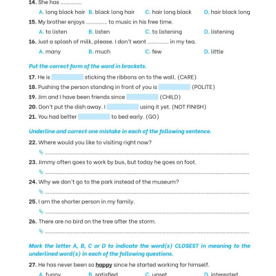 Giải Thích Và Ôn Luyện Chuyên Đề Tiếng Anh Thi Vào Lớp 6 Trường THCS Chất Lượng Cao - MEGA