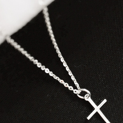 Dây chuyền bạc mặt thánh giá  - Ngọc Quý Gemstones