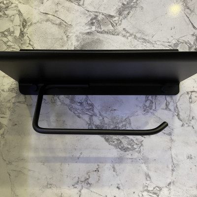 Lô giấy vệ sinh kết hợp kệ để đồ dòng Cologne Moen - ACC2705BLK