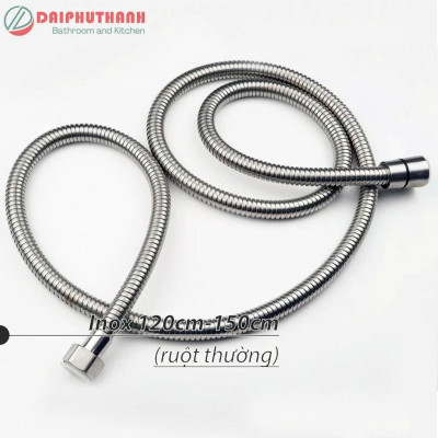 Dây Sen Tắm Dây Xịt Vệ Sinh Inox Ruột Bố 3 Lớp Dài 1m2 Đến 1m5 - Chịu áp nước mạnh, chống xoắn