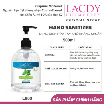 Dung dịch rửa tay khô kháng khuẩn  HAND SANITIZER L900 ( 500ml ) 