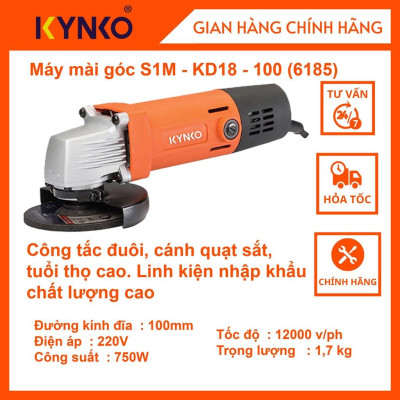 Máy mài góc cầm tay chính hãng Kynko S1M- KD18 -100 siêu bền giá tốt