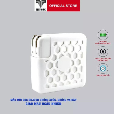 Sạc TEEMO PC Tương Thích Cho Laptop Pro Air 2008 2009 2010 2011 Mẫu Mới Bọc Silicon Chống Xước Chống Va Đập - Hàng Nhập Khẩu New Seal