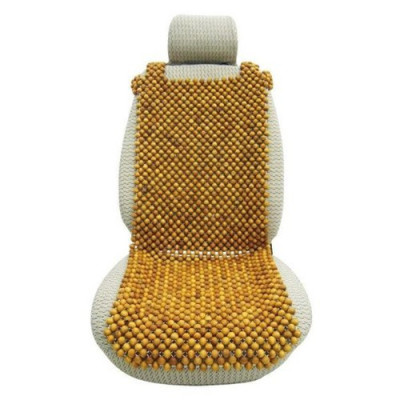 Đệm Khoác Ghế Ô TÔ Hạt Gỗ Pơ Mu 18ly (hình thật )