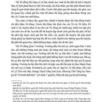 Võ Cử Và Người Đỗ Võ Khoa Ở Nước Ta 