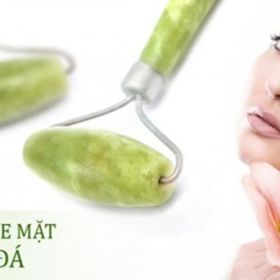 Cây Lăn Massage Mặt Đá Cẩm Thạch