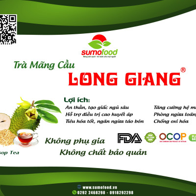 Trà mãng cầu Long Giang hộp 200g