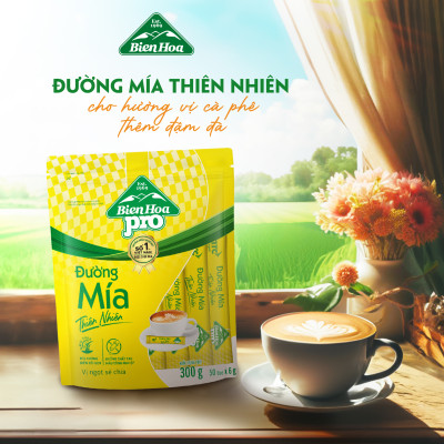 Đường Mía Thiên Nhiên Biên Hòa 6g (túi 300g)