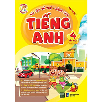 Sách - Bài Tập Bổ Trợ Nâng Cao Tiếng Anh Lớp 4 - Tập 1 - 1980 Books