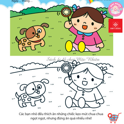 Sách Bé Tập Tô Màu - Từ Cơ Bản Đến Nâng Cao - Đinh Tị Books (Nhiều chủ đề)