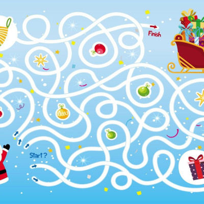 Bộ sách Trò chơi MÊ CUNG phát triển trí tuệ 1234 - phiên bản Wipe Clean: Viết xóa được (dành cho trẻ từ 2-6 tuổi)