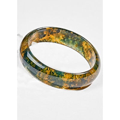 Vòng Băng Ngọc Thuỷ Tảo Huyết Ni 54 Ngọc Quý Gemstones