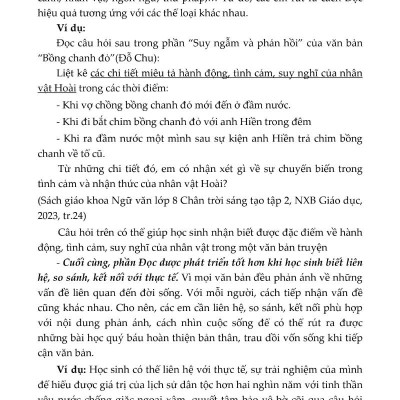 Bồi Dưỡng Kĩ Năng Đọc Và Viết Ngữ Văn 8