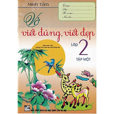 Sách Vở Viết Đúng Viết Đẹp Lớp 2 Tập 1