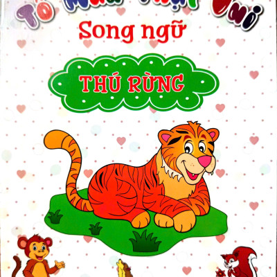Combo Bộ Bé Tô Màu Thật Vui Song Ngữ - Bộ 10 Cuốn + Tặng Hộp Sáp Màu