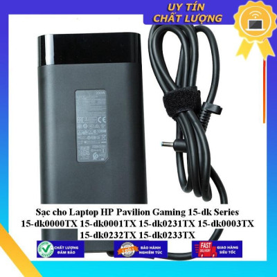 Sạc cho Laptop HP Pavilion Gaming 15-dk Series 15-dk0000TX 15-dk0001TX 15-dk0231TX 15-dk0003TX 15-dk0232TX 15-dk0233TX - Hàng Nhập Khẩu New Seal