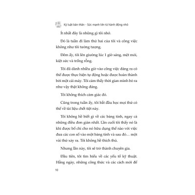 Kỷ Luật Bản Thân - Sức Mạnh Lớn Từ Hành Động Nhỏ