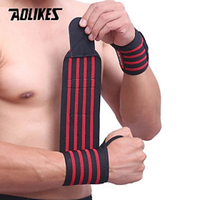 Quấn bảo vệ cổ tay tập gym AOLIKES A-1539 hỗ trợ xương khớp sport wrist support 