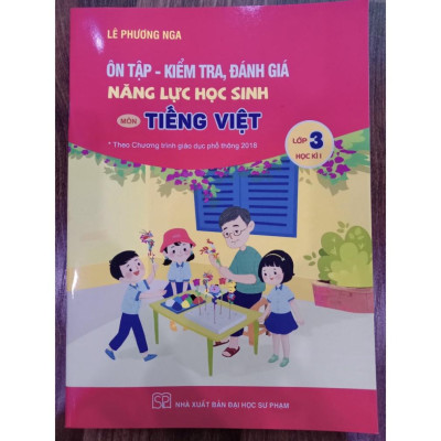 Sách - Combo 4 cuốn Ôn tập - kiểm tra, đánh giá năng lực học sinh môn toán + tiếng việt lớp 3 học kì 1 + 2 (2022)