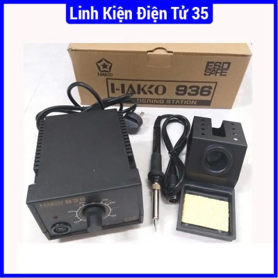 Mỏ Hàn Thiếc, Trạm Hàn Hako 936 220V 60W - Điều Chỉnh Nhiệt 200-480°C, Nhỏ Gọn, Lên Nhiệt Nhanh, Bền Bỉ