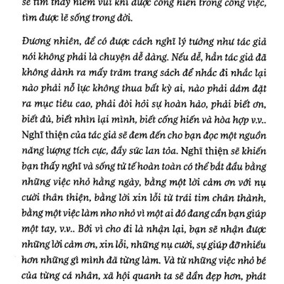 Nghĩ Thiện - Để Cuộc Đời Và Công Việc Viên Mãn (Tái Bản 2023)