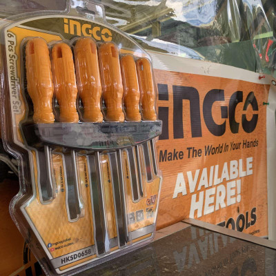 BỘ TUỐC NƠ VÍT 6 CHI TIẾT INGCO HKSD0658 - HÀNG CHÍNH HÃNG