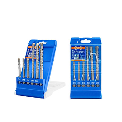 BỘ 6 MŨI KHOAN BÊ TÔNG ĐUÔI GÀI WHD6B06 WADFOW - HÀNG CHÍNH HÃNG