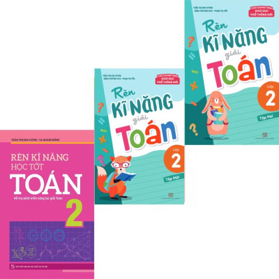 Sách: Combo 3 Cuốn Rèn Kỹ Năng Học Tốt Toán Lớp 2